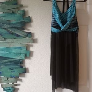 Sheer Swim Dress Top